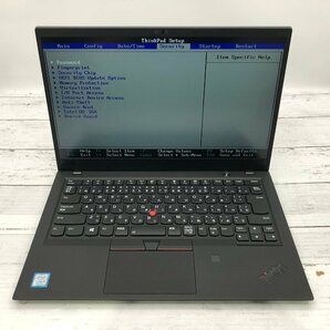 Lenovo ThinkPad X1 Carbon 20KG-SBXL00 Core i5 8250U 1.60GHz/8GB/256GB(NVMe) 〔C0326〕の画像2