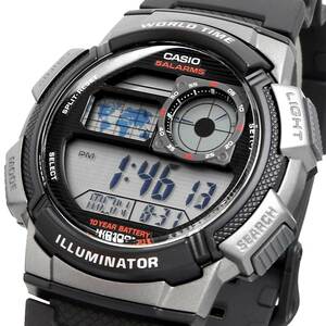 CASIO Casio наручные часы мужской chi-p Casio chipkasi иностранная модель World Time цифровой AE-1000W-1BV