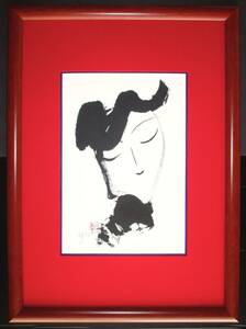 [ genuine work ]# frame * water ink picture # author :. Izumi morning .* temporary .: woman 