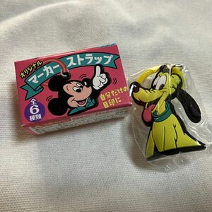 レトロミッキー　プルート　マーカーストラップ　ぷっちょ　ディズニー