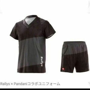 Rallys × パンダーニ　コラボユニフォーム　卓球ユニフォーム上下セット