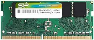 シリコンパワー ノートPC用メモリ DDR4-2400(PC4-19200) 4GB×1枚 260Pin 1.2V CL17 SP