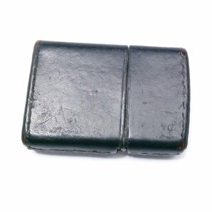 【1円】ZIPPO ジッポー 本革張り THE FAMOUS ZIPPO 黒レザー ジッポ オイルライター ap8910【一円スタート】の画像4