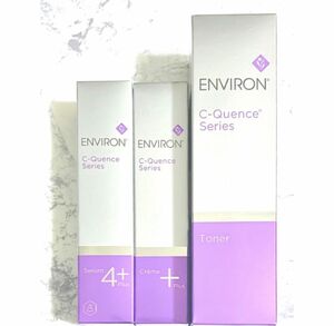 【エンビロン】Cクエンス トーナー/セラム4＋ /クリーム＋/ 3点セット③ENVIRON シークエンス4 シークエンストーナー