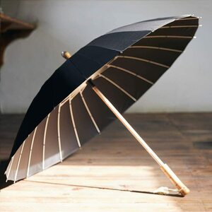  umbrella long umbrella umbrella lady's men's peace umbrella number umbrella gentleman umbrella 24ps.@. wooden at hand light enduring manner water-repellent glass fibre rainy season measures . rain combined use storage pouch attaching 