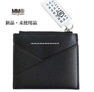 MM6 エムエムシックス マルジェラ ジャパニーズ 6コインポーチ コインケース 財布 小銭入れ ブラック レディース