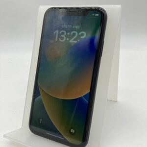 ゆパ0427 iPhoneXR 64GB SIMロック解除 ブラック 中古品 s18000 P089 