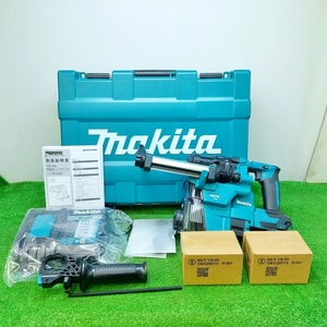 未使用 makita マキタ 18mm 18V 充電式ハンマドリル 6.0Ah バッテリー 2個 充電器 集じんシステム 付 HR183DRGXV ③