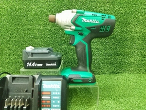 中古 makita マキタ 14.4V 充電式 インパクトドライバ 1.1Ahバッテリー 充電器 付 M695DS