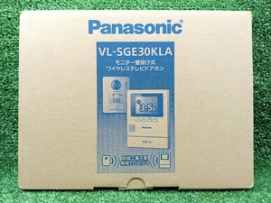 【ジャンク品】未使用 Panasonic パナソニック ワイヤレステレビドアホン モニター壁掛け式 VL-SGE30KLA【圏外表示品】