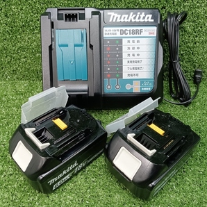 中古 美品 makita マキタ 18V 充電式インパクトドライバ 6.0Ah バッテリ2個 充電器 付 TD171DRGXB (黒)の画像7