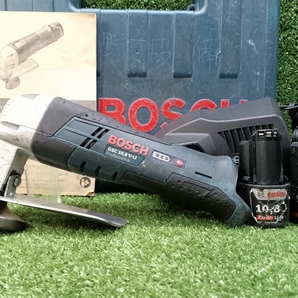 中古 BOSCH ボッシュ 10.8V コードレスシェア 1.3Ah バッテリー 2個 充電器 付 GSC 10.8 V-LIの画像1