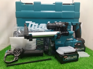 未使用 開封済 makita マキタ 40Vmax 20mm 充電式 ハンマドリル HR010GRDXV