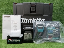 未使用 makita マキタ 40Vmax 充電式 インパクトレンチ 2.5Ah バッテリ2本 充電器 ケース付 TW004GRDX ③_画像5