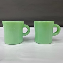 ファイヤーキング ジェダイ C ハンドル エキストラヘビー マグ 2個セット Fire King JADE ITE C Handle EquistraHeavy Mug Cup_画像1