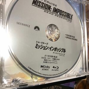 ミッション：インポッシブル／デッドレコニング PART ONE Blu-ray 国内盤 本編BDディスクのみ 中古