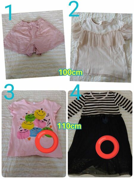 女の子服まとめ売り　100cm110cm 24着