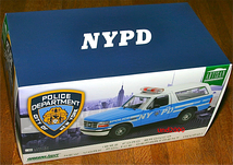 Greenlight 1/18 1992 Ford Bronco フォード ブロンコ NYPD ポリスカー ニューヨーク市警 グリーンライト New York City Police Department_画像2
