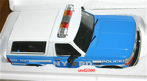 Greenlight 1/18 1992 Ford Bronco フォード ブロンコ NYPD ポリスカー ニューヨーク市警 グリーンライト New York City Police Department_画像3