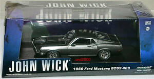 Greenlight John wik1/43 1969 Ford Mustang Boss 429 Ford Mustang Boss John Wick Kia n Lee bs green light 