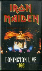 H00021413/【洋楽】VHSビデオ/アイアン・メイデン (IRON MAIDEN)「Donington Live 1992 (1993年・TOVW-3172・ヘヴィメタル)」