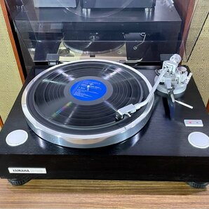 良品 レコードプレーヤー YAMAHA GT-1000 純正シェル等付属 当社整備/調整済 Audio Stationの画像3