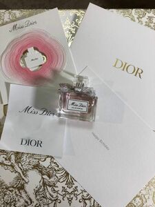 ★最終5/15まで★値下げ交渉不可★★新品未使用　Dior【ミニサイズ】ミスディオールEDP ムエット メッセージカード付き