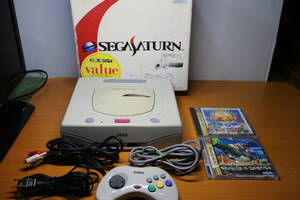 セガ　SEGASATURN セガサターン　HST-3220　本体/コントローラー/ソフト２個（バーチャファイター2・ぷよぷよSUN）/他　SEGA 　