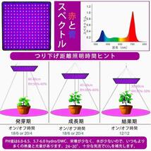 植物育成ライト LED 植物育成LED 400W 日照不足解消 省エネ 高効率_画像3