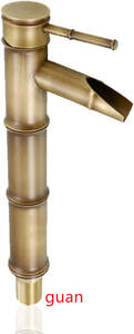 フェリモア 水道 蛇口 部品 洗面台 竹型 シングルレバー 上下左右 水栓金具 耐食性 銅製 和風