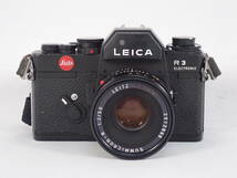 LEICA ライカ R3 ELECTRONIC LEITZ CANADA SUMMICRON-R 1:2/50 フィルム カメラ レンズ_画像1