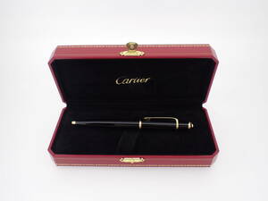 Cartier カルティエ ボールペン ブラック ゴールド 筆記用具 文房具 箱 ケース ブランド品