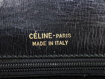 CELINE セリーヌ ショルダーバッグ 斜め掛け 馬車金具 ブラッグ ゴールド ブランド品_画像8