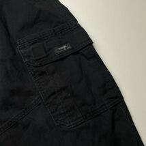 Wrangler ラングラー カーゴパンツ ワークパンツ w34 黒 ブラック リラックスフィット オーバーサイズ 極太 古着 メンズ_画像5