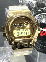 新品 CASIO カシオ 正規品 腕時計 G-SHOCK ジーショック Gショック スケルトン デジタル腕時計 多機能腕時計 クオーツ 20気圧防水 ゴールド_画像3