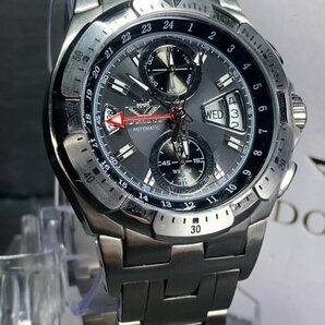 新品 正規品 ドミニク DOMINIC 自動巻き 腕時計 オートマティック カレンダー 防水 ステンレス シルバー ブラック ビジネス プレゼントの画像2