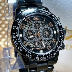 新品 正規品 ドミニク DOMINIC 自動巻き 腕時計 マルチファンクション プレゼント オートマティック カレンダー フルスケルトンの画像2