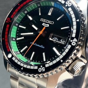 国内正規品 新品 腕時計 SEIKO セイコー SKX Sports Style レトロカラー コレクション セイコー5 スポーツ 自動巻き ステンレス SBSA221の画像3