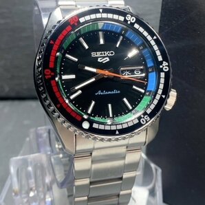 国内正規品 新品 腕時計 SEIKO セイコー SKX Sports Style レトロカラー コレクション セイコー5 スポーツ 自動巻き ステンレス SBSA221の画像2