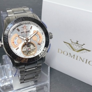 限定モデル 秘密のからくりギミック搭載 新品 DOMINIC ドミニク 正規品 腕時計 手巻き腕時計 ステンレスベルト アンティーク腕時計 メンズの画像4
