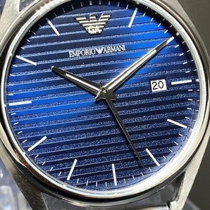 新品 EMPORIO ARMANI エンポリオアルマーニ MATTEO 正規品 腕時計 アナログ クオーツ 防水 カレンダー ステンレス 替えベルト付 プレゼントの画像1