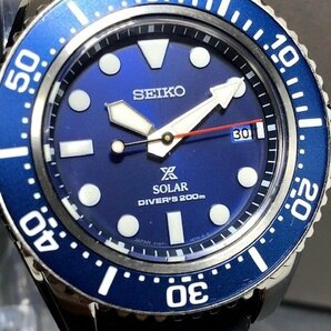 国内正規品 新品 腕時計 SEIKO セイコー PROSPEX プロスペックス ソーラー ダイバースキューバ ラバーベルト カレンダー メンズ SBDJ055の画像1