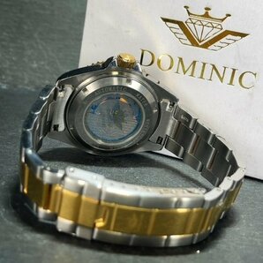 新品 正規品 ドミニク DOMINIC シーマリーナ 自動巻き 腕時計 オートマティック カレンダー ステンレス ゴールド リミテッドエディションの画像7