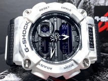 新品 CASIO カシオ 正規品 G-SHOCK ジーショック Gショック 腕時計 アナデジ 多機能 スノー カモフラージュ ホワイト グレー プレゼント_画像4