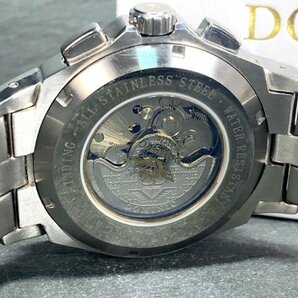 新品 正規品 ドミニク DOMINIC 自動巻き 腕時計 オートマティック カレンダー 5気圧防水 ステンレス ホワイト ピンクゴールド プレゼントの画像9