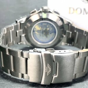新品 正規品 ドミニク DOMINIC 自動巻き 腕時計 オートマティック カレンダー 防水 ステンレス シルバー ホワイト ビジネス プレゼントの画像8