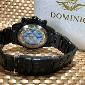新品 正規品 ドミニク DOMINIC 自動巻き 腕時計 マルチファンクション プレゼント オートマティック カレンダー フルスケルトンの画像7