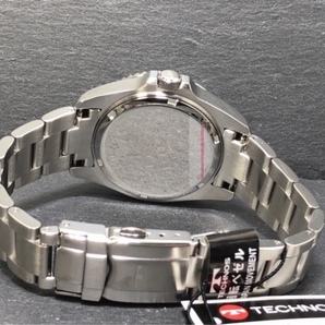 新品 TECHNOS テクノス 正規品 腕時計 シルバー ブラック クロノグラフ オールステンレス アナログ腕時計 多機能腕時計 防水 プレゼントの画像8