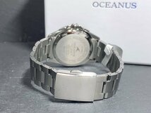 国内正規品 新品 腕時計 CASIO カシオ OCEANUS オシアナス クラシックライン 電波 ソーラー カレンダー 防水 多機能 チタン プレゼント_画像7