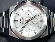 新品 テクノス TECHNOS 正規品 腕時計 アナログ腕時計 クオーツ ステンレス クロノグラフ 5気圧防水 多機能 シルバー メンズ プレゼント_画像6